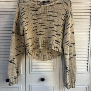 Cropped sweater